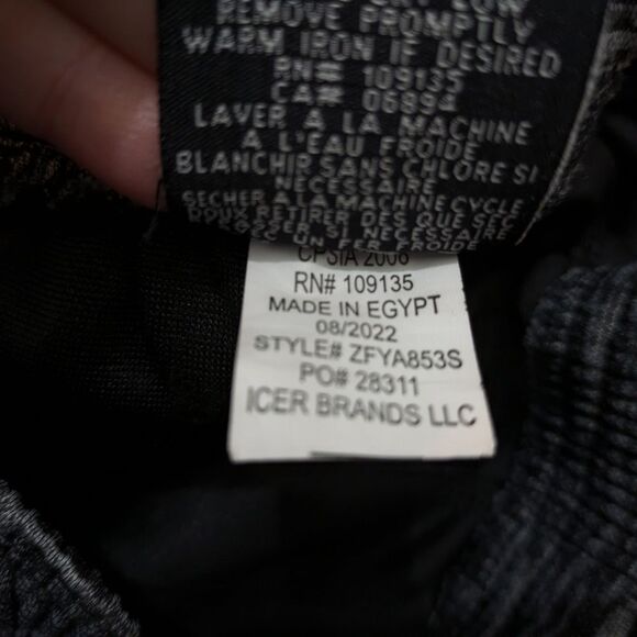 NBA Gray Black Jogger Pants, Boys 14-16 - Picture 13 of 14